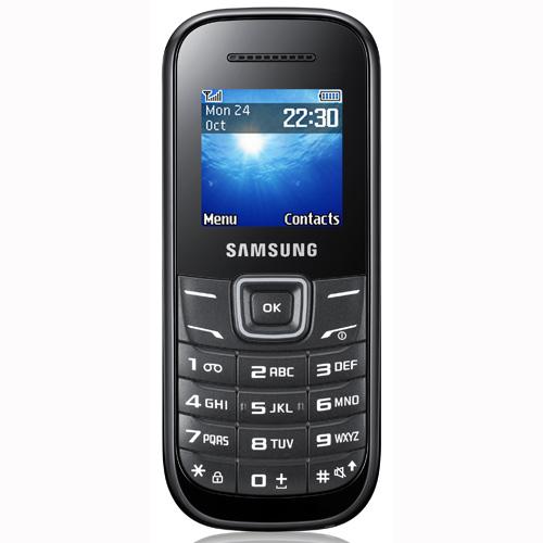 Téléphone mobile Samsung E1200, Noir LS